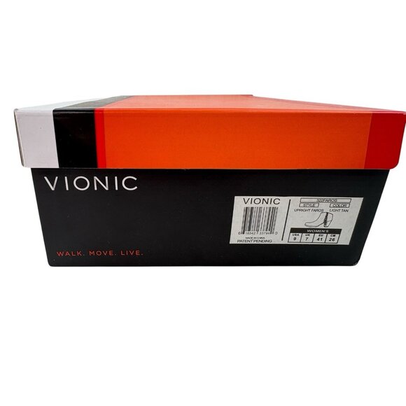 New Vionic Faros Comfort Ankle Booties Womens Size 9 Light Tan Suede Leather Zip - Picture 4 of 14